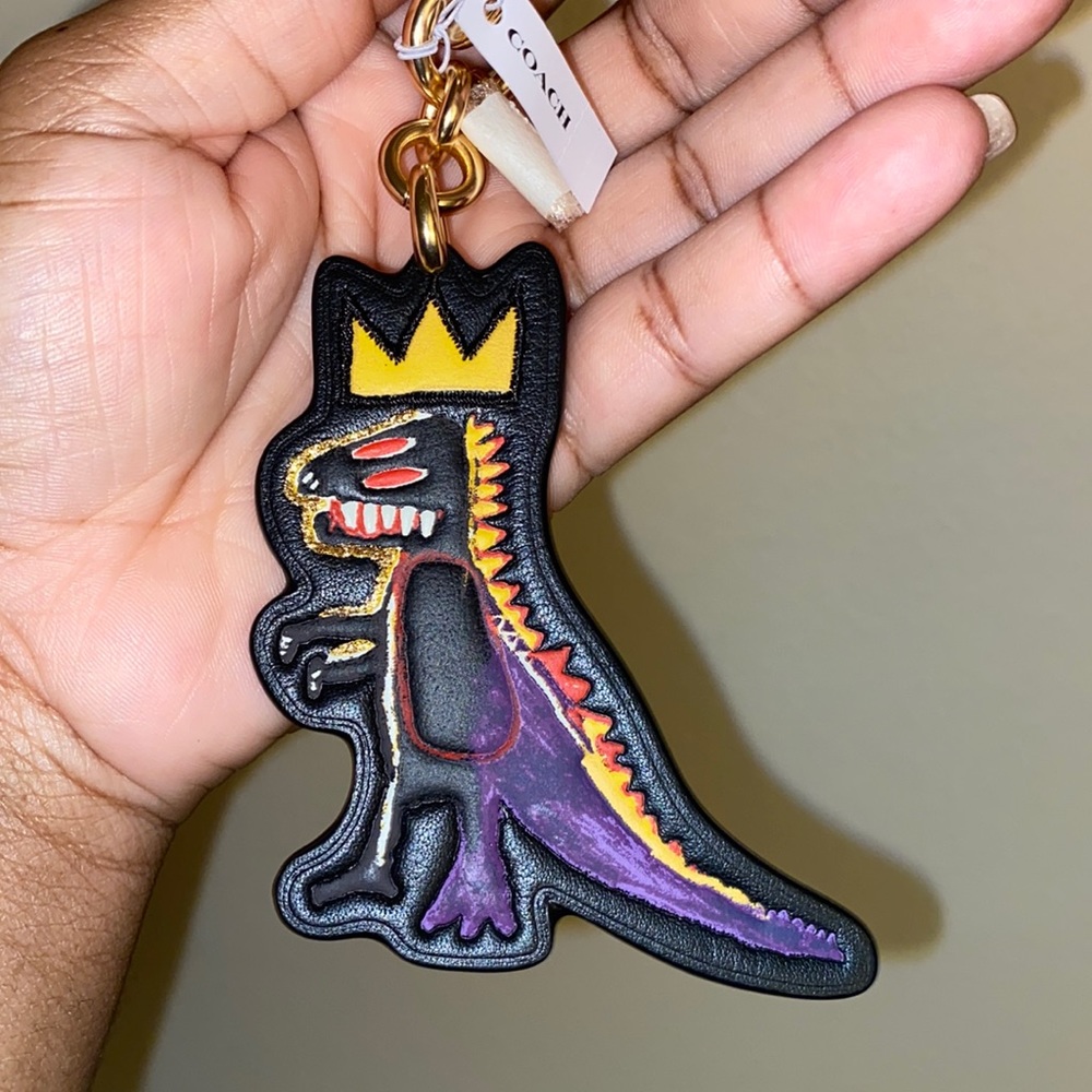 Coach x Jean Michel Basquiat bag charm